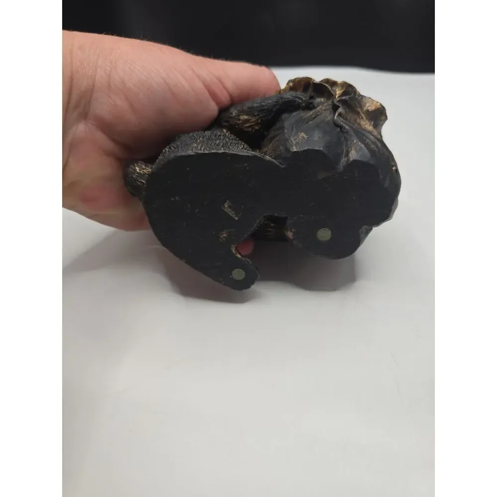 Black Rabbit Flower Vase Decorative Collectible 4